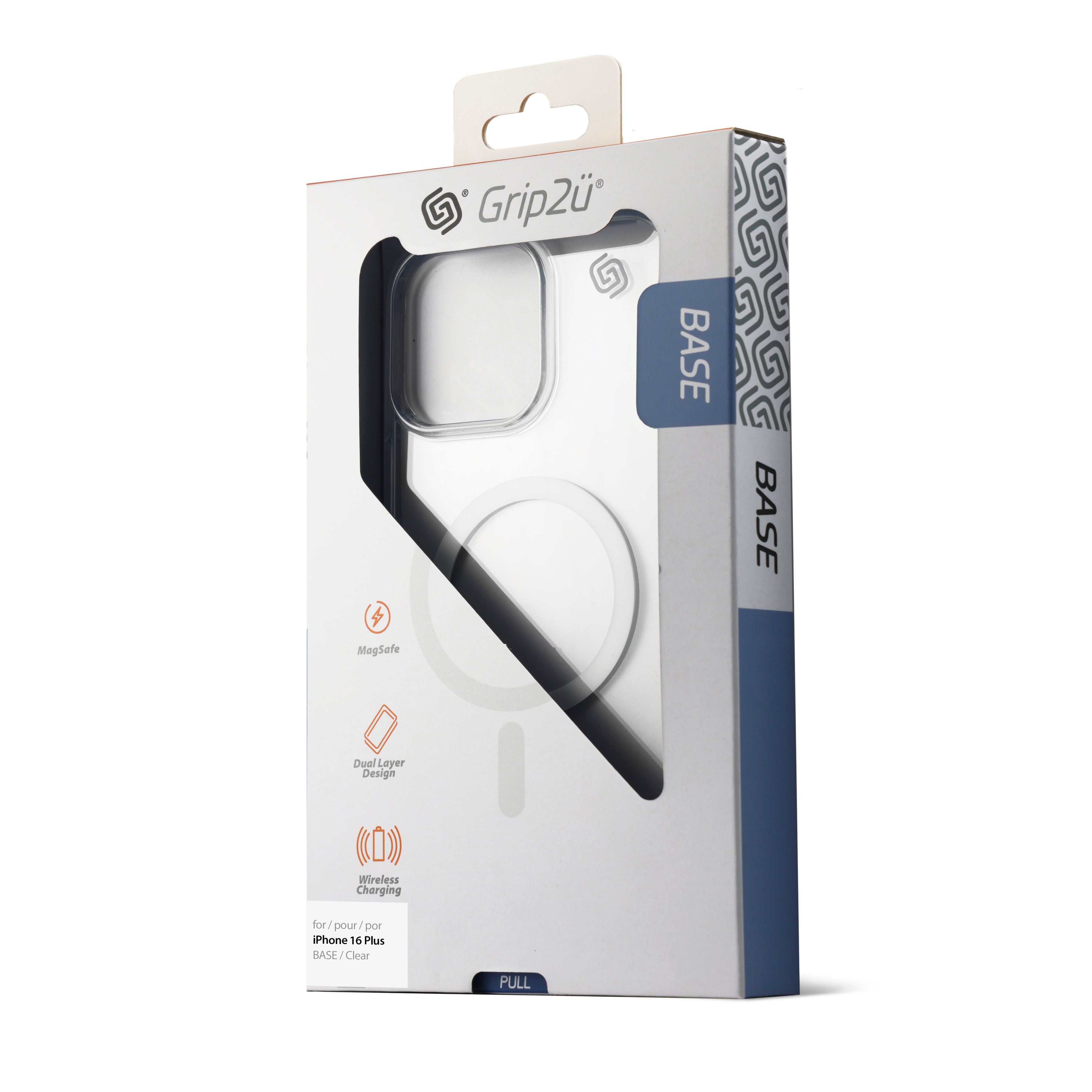 Grip2U iPhone 16 Plus Base Case | Clear Grip2U iPhone 16 Plus Base Case | Clear